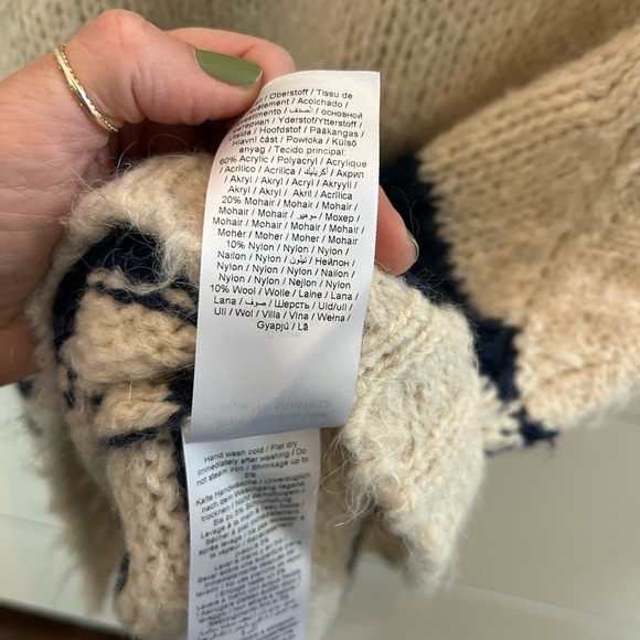 Culture wool/mohair/nylon vest size S - Picture 2 of 5